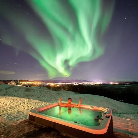 Üdülőközpont Aurora Borealis Observatory Silsand